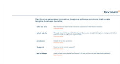 Desktop Screenshot of devsource.co.uk