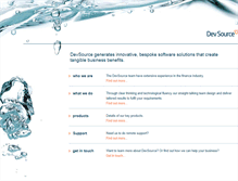 Tablet Screenshot of devsource.co.uk